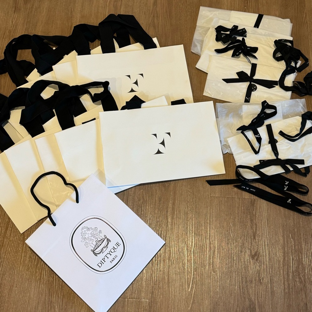 Fleur du Mal Luxury Lingerie Shopping Bags lot